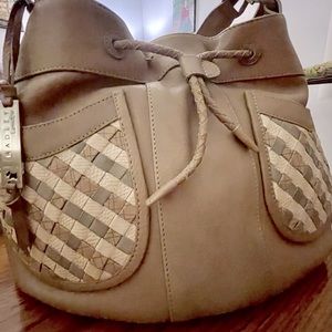 NWOT Radley “Picnic” tan leather shoulder bag